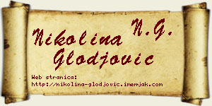 Nikolina Glođović vizit kartica